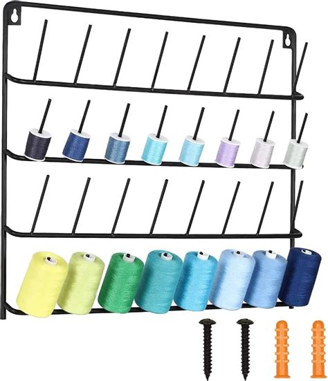 embroidery thread holder for wall.